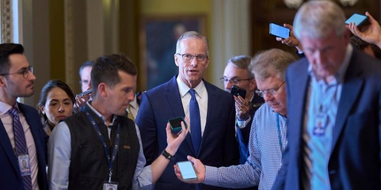 Dems seek retaliation over GOP cuts as Thune calls for ‘cooperation’ on funding vote